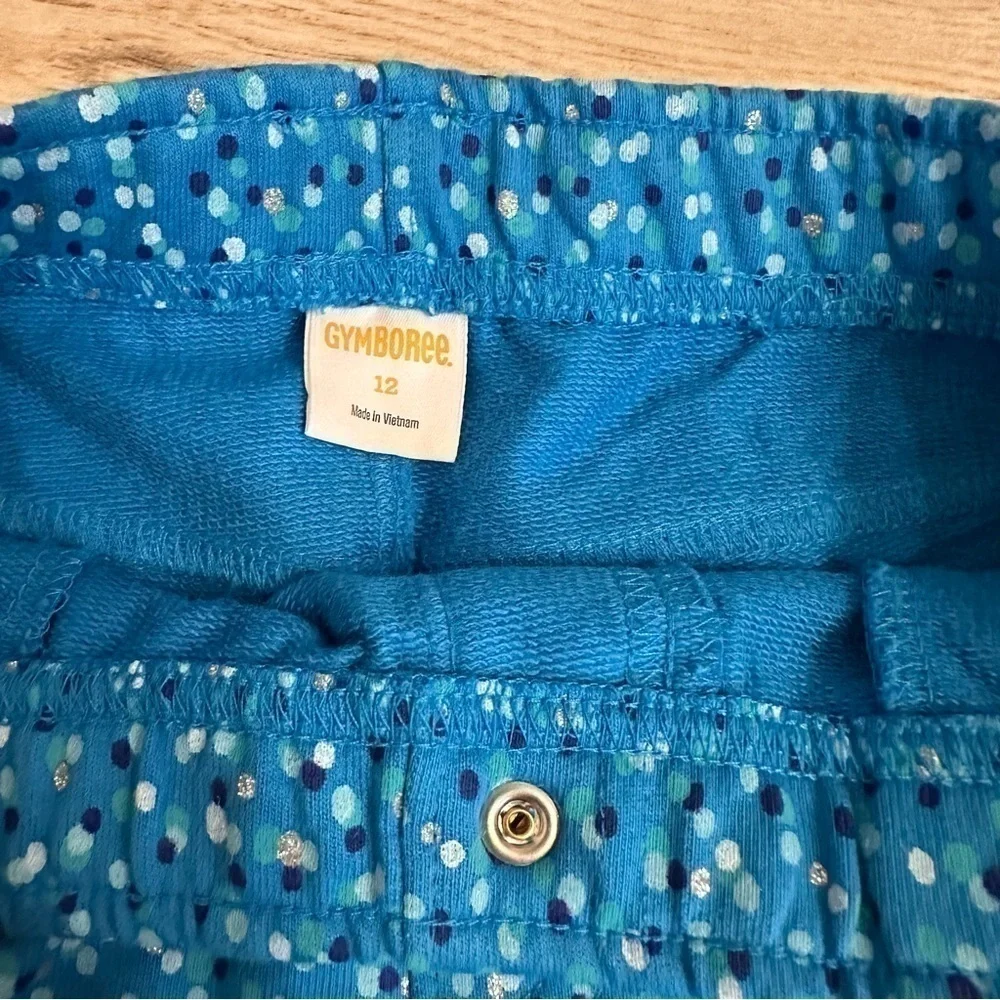 Gymboree Girls Blue Stretch Terry Shorts Casual Size 12